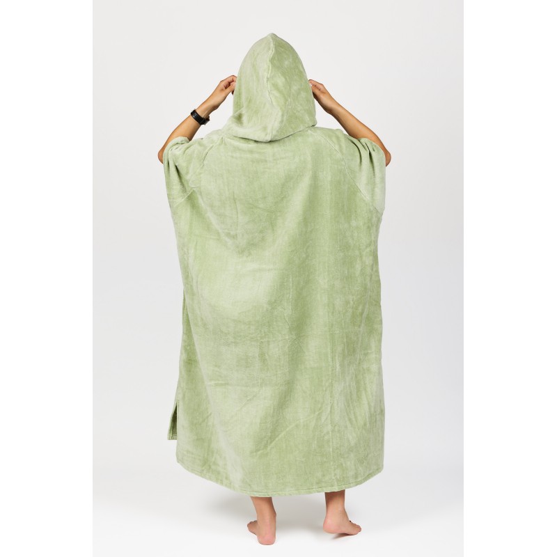 Poncho High End - 100% Coton - Tender Green