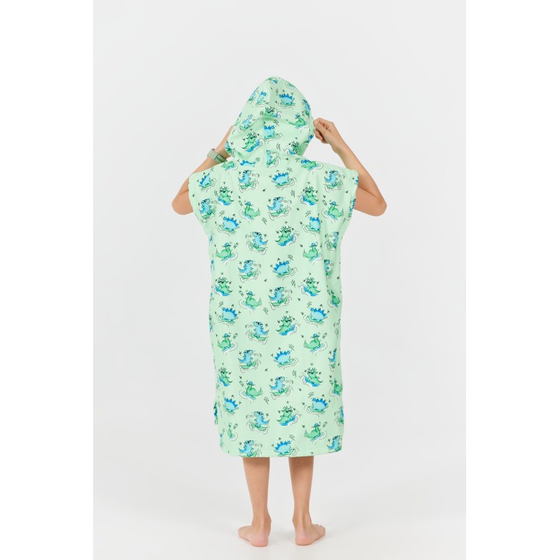 Poncho Kids - Dino - Green