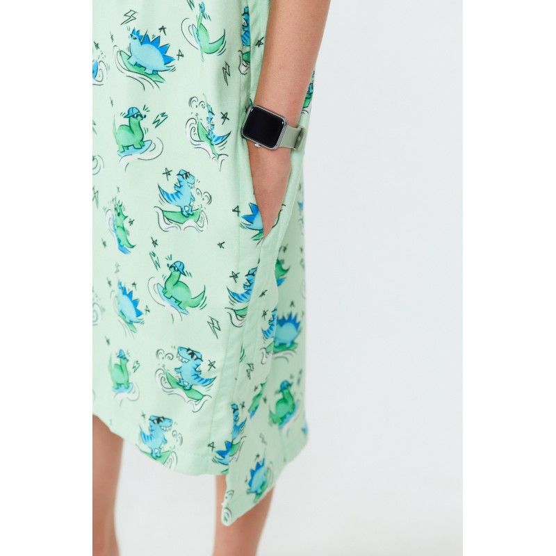 Poncho Babies - Dino - Green