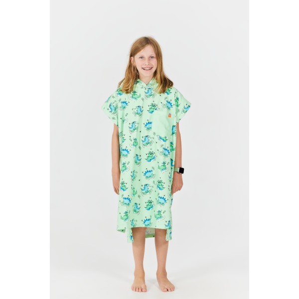 Poncho Kids - Dino - Green