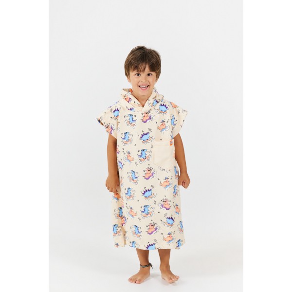 Poncho Toddler - Dino - Green