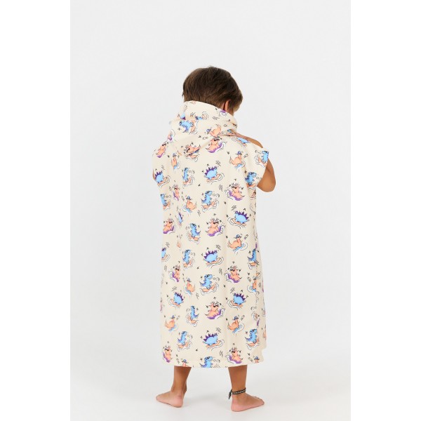 Poncho Toddler - Dino - Green