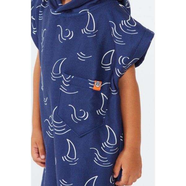 Poncho Toddler - Shark