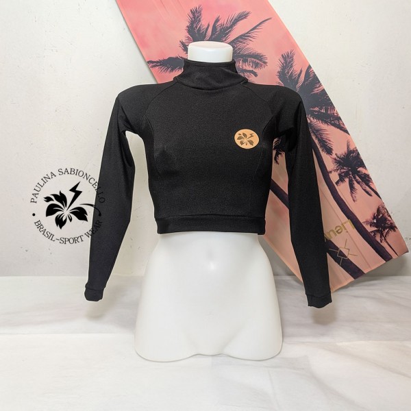 PS MAJICA DOLG ROKAV BLACK