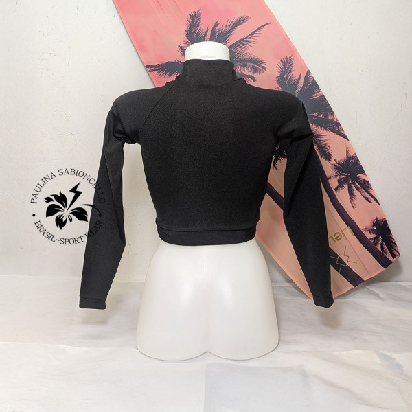 PS MAJICA DOLG ROKAV BLACK