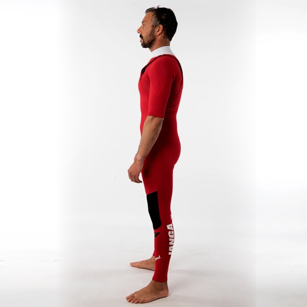 JANGA INDIGENT KRATEK ROKAV MAN 2/2MM WHITE RED