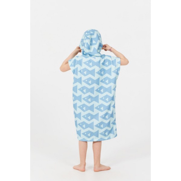 Poncho Teenie - Square Fish