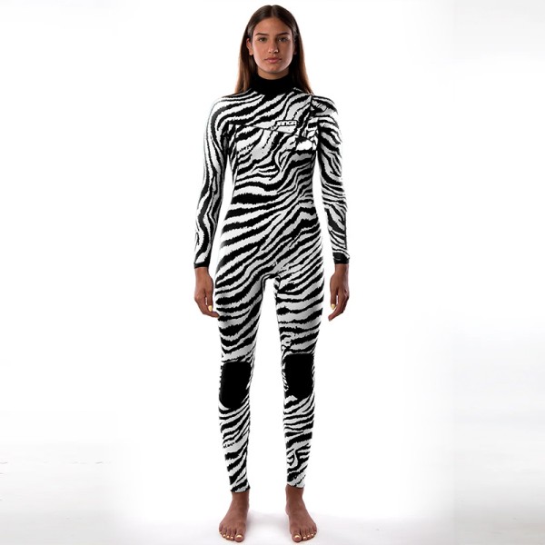 JANGA JANGLE FULLSUIT WOMAN 3/2MM WHITE BLACK