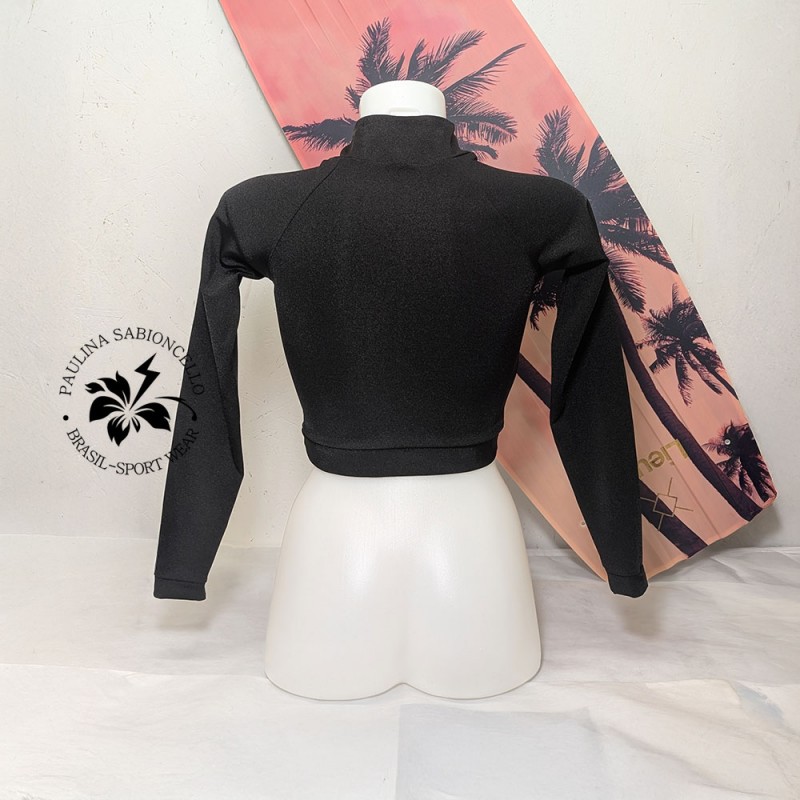 PS MAJICA DOLG ROKAV BLACK