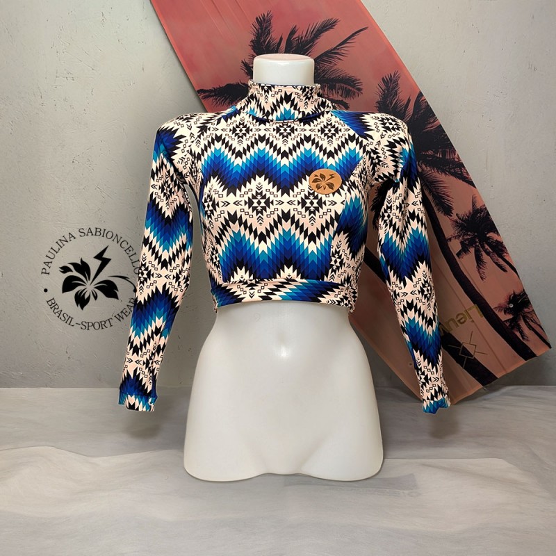 PS MAJICA DOLG ROKAV BLUE WHITE BLACK