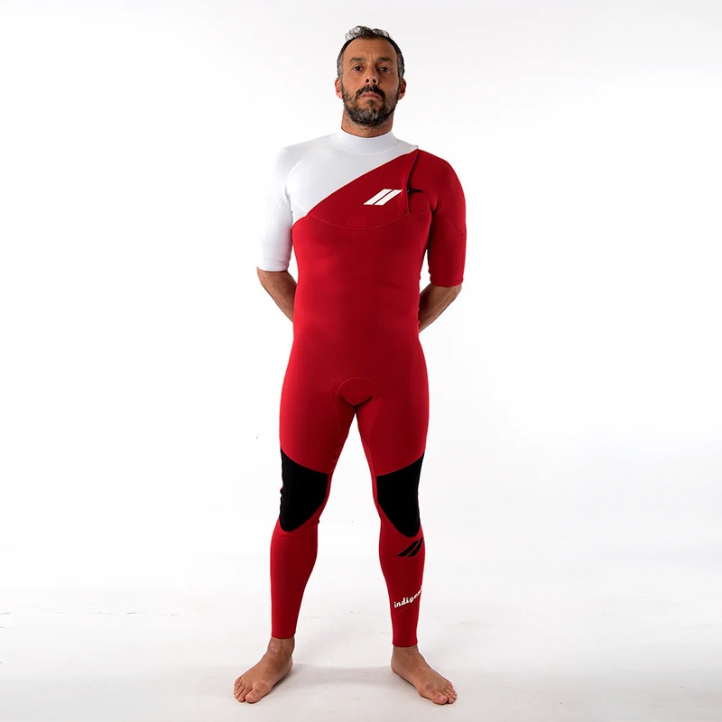 JANGA INDIGENT KRATEK ROKAV MAN 2/2MM WHITE RED