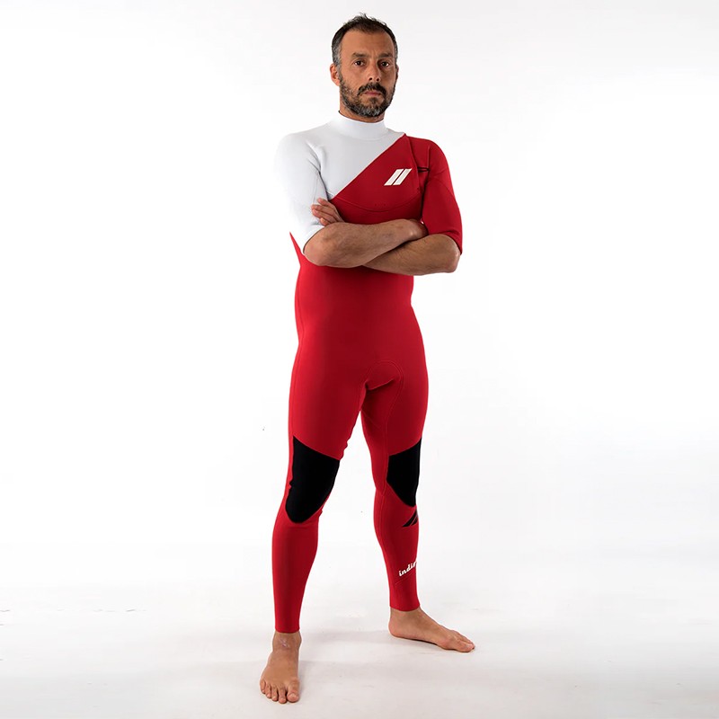 JANGA INDIGENT KRATEK ROKAV MAN 2/2MM WHITE RED