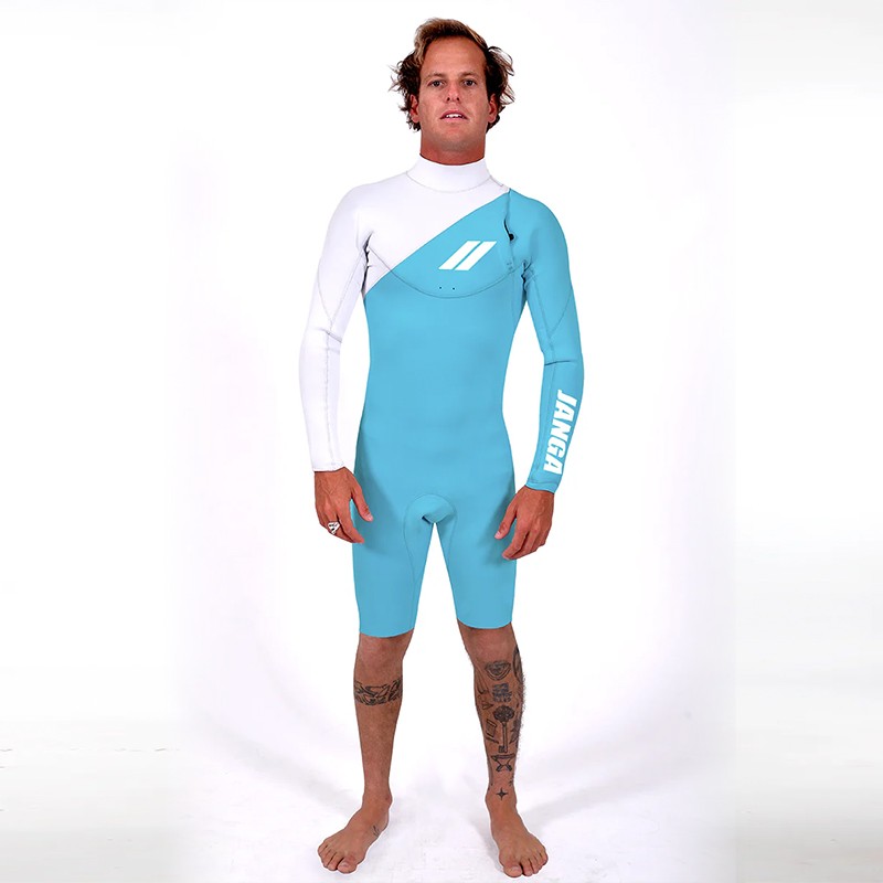 JANGA INDIGENT SHORTY DOLG ROKAV MAN 2/2MM WHITE BLUE