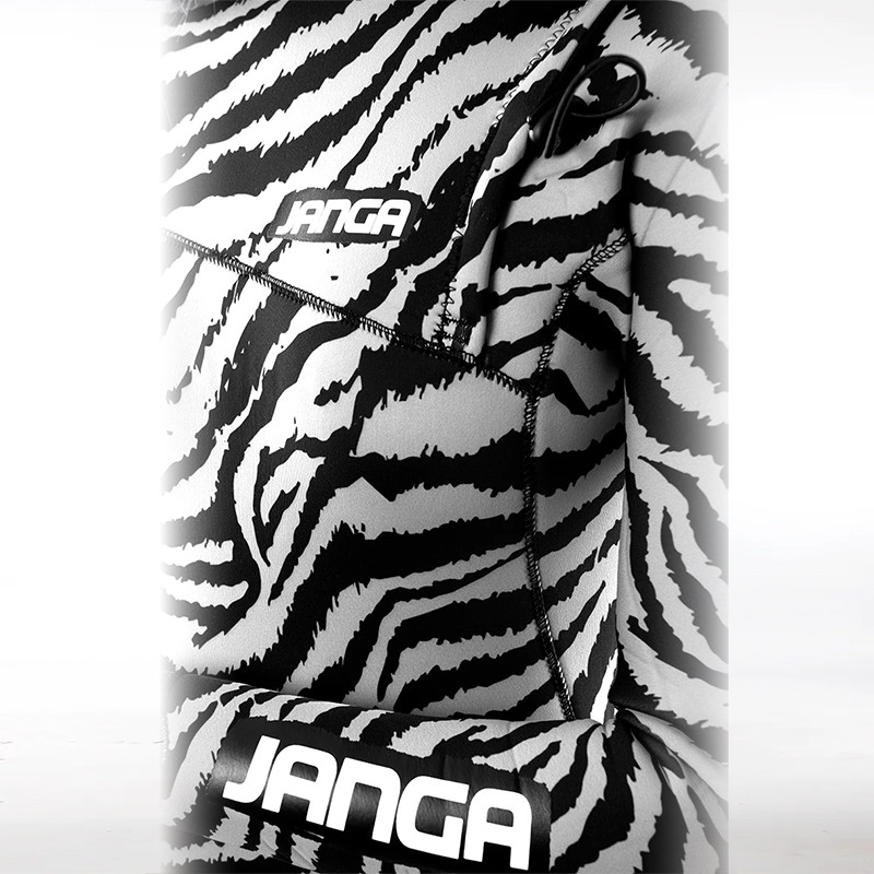 JANGA JANGLE FULLSUIT WOMAN 3/2MM WHITE BLACK