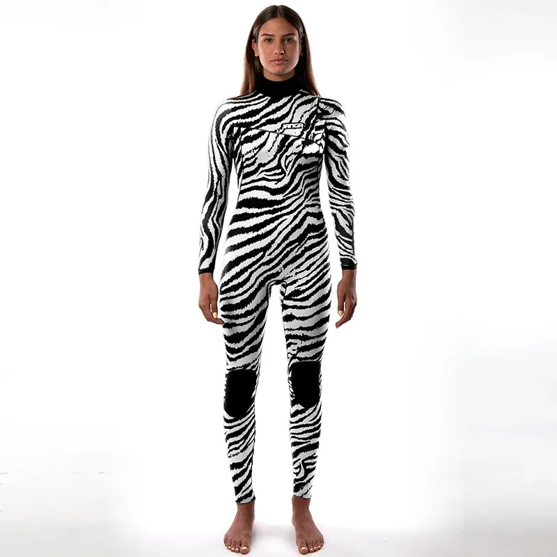 JANGA JANGLE FULLSUIT WOMAN 3/2MM WHITE BLACK