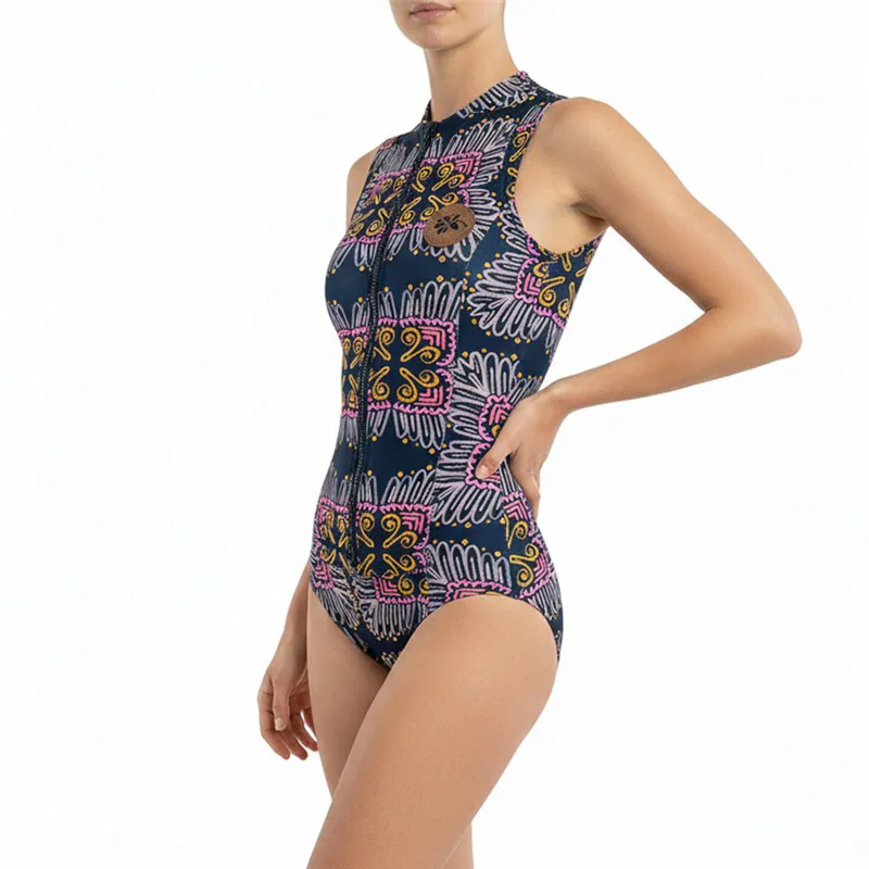 Women's Swimsuit Paulina Sabioncello Navy Mandala